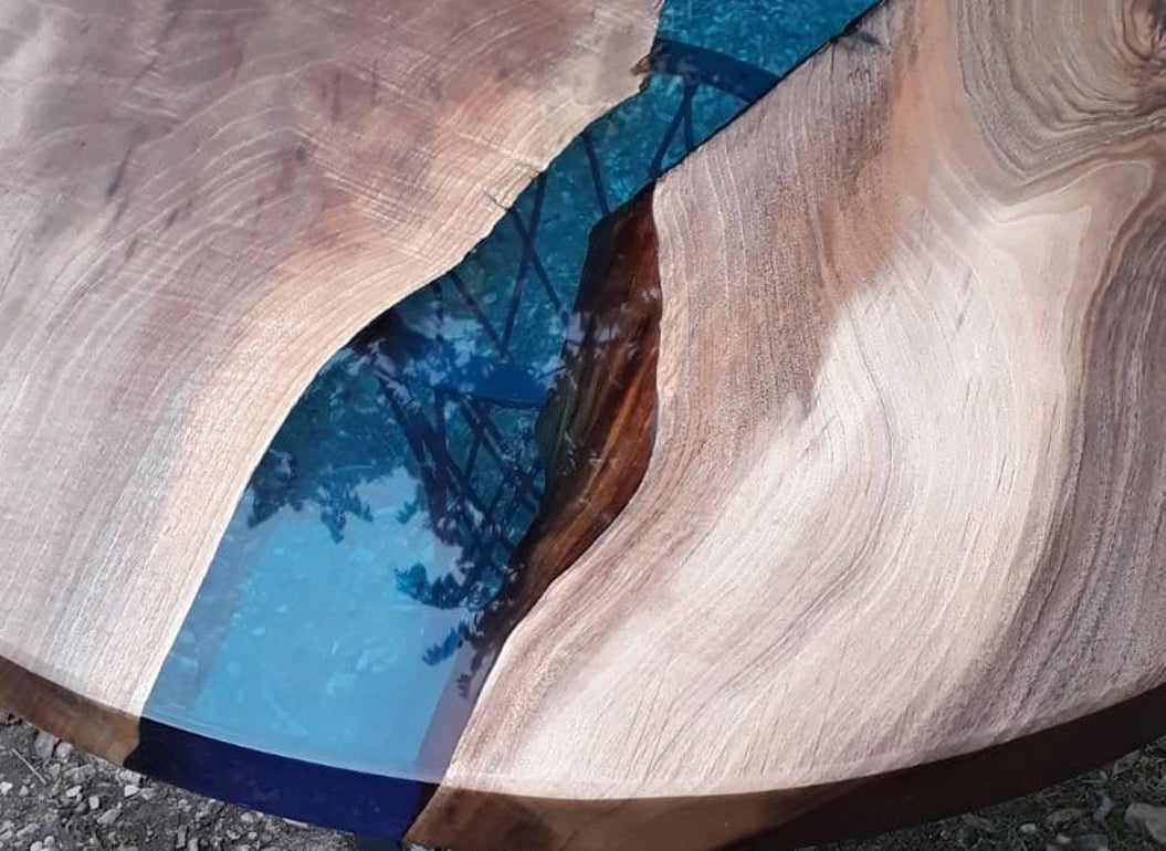 transparant blue pigment